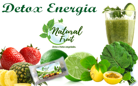 DETOX ENERGIA

INGREDIENTES:
Abacaxi
Morango
Limão
Couve
Maracujá

EMBALAGEM:
Pacote com 10 unidades de 100g