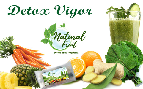 DETOX VIGOR

INGREDIENTES:
Abacaxi
Laranja
Cenoura
Couve
Gengibre

EMBALAGEM:
Pacote com 10 unidades de 100g